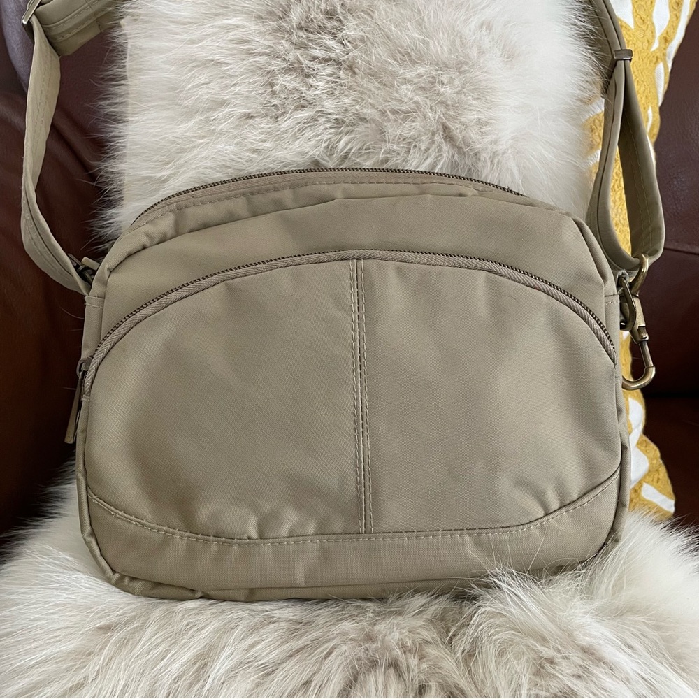 Travelon Khaki Crossbody Bag